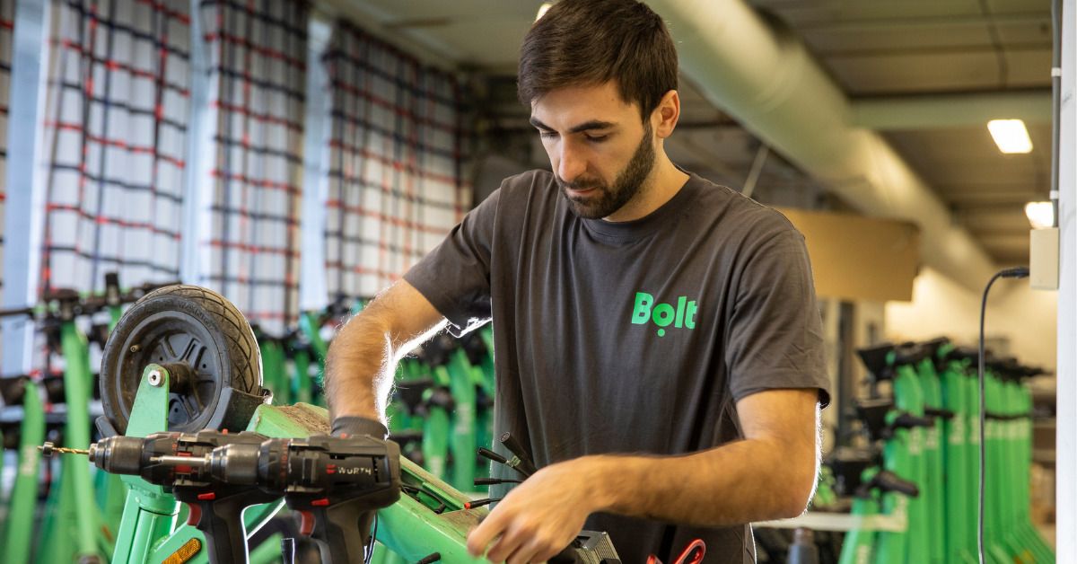 Bolt’s e-scooters: reuse, repair, and recycle